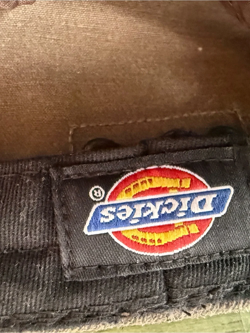 Dickies Brown Military Cadet Cap S/M Canvas Twill Workwear Y2K Gorpcore